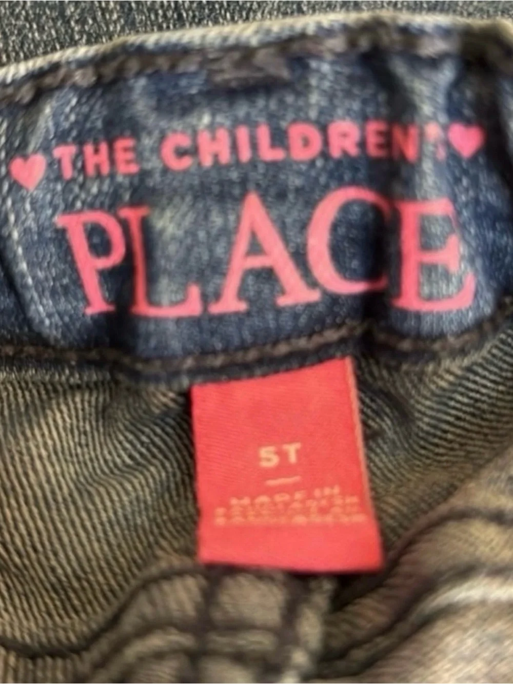 Children’s Place Jeans Girls Super Skinny Denim Blue Jeans Kids 5T Preppy Casual